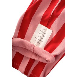 طقم رياضي فضفاض للأطفال 2-8 سنوات - أحمر ووردي مخطط Kids' Loose Fit Tracksuit 2-8 Years - Red Pink Striped