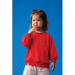 سويت شيرت أطفال أحمر خفيف للمواسم 1-7 سنوات Kids' Lightweight Seasonal Sweatshirt 1-7 Years - Red