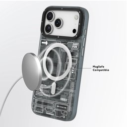 كفر آيفون 18 برو ماكس من يونغ كِت بتصميم إلكتروني مع ماك سيف iPhone 18 Pro Max YOUNGKIT Futuristic MagSafe Case