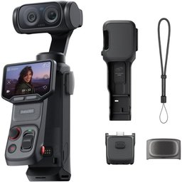 كاميرا جيمبال ثنائية العدسة Insta360 Luna Ultra بدقة 8K - أسود كوني Insta360 Luna Ultra 8K Dual-Lens Gimbal Camera (Cosmic Black)