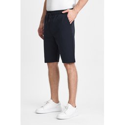 شورت رجالي 3 قطع بقصة مريحة بخصر مطاطي وجيوب جانبية - أسود، كحلي، أنثراسيت Men's 3-Pack Regular Fit Comfortable Shorts with Elastic Waist and Side Pockets - Black, Navy, Anthracite
