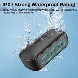 مونستر - مكبر صوت S150 لاسلكي مقاوم للماء - اسود Monster S150 Waterproof Wireless Speaker Black