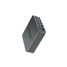ميني كمبيوتر MINIX N512 بمعالج Intel Core i5-12600H، ذاكرة RAM سعة 16GB، تخزين SSD سعة 512GB، لون رمادي MINIX N512 Mini PC, Intel Core i5-12600H, 16GB RAM, 512GB SSD, Gray