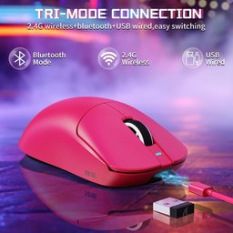 ماوس ألعاب أتاك شارك X8 SE لاسلكي ثلاثي الاتصال وقابل للشحن ATTACK SHARK X8 SE Tri-Mode Wireless Rechargeable Gaming Mouse