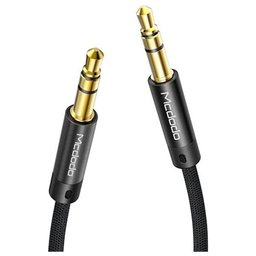 كابل بيانات شفاف من النوع C إلى LTG بخاصية إيقاف التشغيل التلقائي من MC بطول 1.2 متر، أسود MC Audio Cable DC3.5 Male to Male 1.2m Black