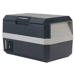 ثلاجة تخييم محمولة هاوسبيرغ Hausberg بسعة 28 لتر – رمادي وأسود Hausberg HB-G060 Portable Camping Refrigerator - 28 Liters - Gray and Black
