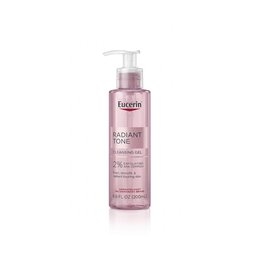 غسول جل منقّي ومشرّق للبشرة يوسيرين راديانت تون (2% إكسفولياتينغ كوماكس) Eucerin Radiant Tone Cleansing Gel 2% Exfoliating AHA Complex