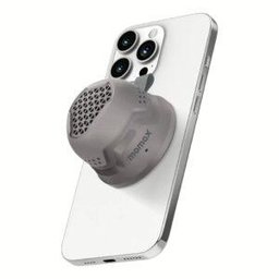 مكبر صوت موماكس الخارجي لاسلكي مغناطيسي (رصاصي) Momax 1-Vibe Go Magnetic Wireless Outdoor speaker (Grey)