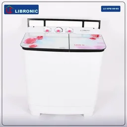 غسالة ليبرونيك بحوضين سعة 13 كغم LIBRONIC 13kg Twin Tub Washing Machine