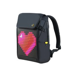 حقيبة ظهر ديقوم بيكسو للابتوب - شاشة بكسل LED ذكية Divoom Pixoo Pixel Art Laptop Backpack (Black)