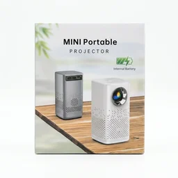 جهاز عرض ذكي محمول H1P بنظام Android 13 وWi-Fi وBluetooth H1P Portable Smart Projector with Android 13, Wi-Fi & Bluetooth