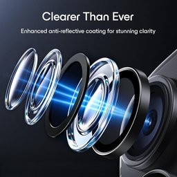 حماية عدسات كاميرا آيفون 18 برو / 18 برو ماكس iPhone 18 Pro / 18 Pro Max Camera Lens Ring Protector