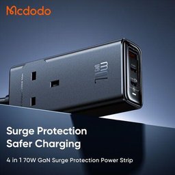 شاحن MC 20 واط 1C GAN سريع MC 70W 2C+1A+1AC GAN LTG Protection Power Strip