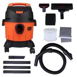 مكنسة كهربائية من بلاك+ديكر WDBD10-B5 باللون البرتقالي والاسود 1200واط Black&Decker WDBD10-B5 Vacuum cleaner 1200W orange/black