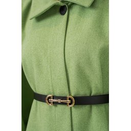 بونشو نسائي 9170 مع حزام - لون أخضر زمردي Women's Belted Cachet Poncho 9170 - Emerald Green