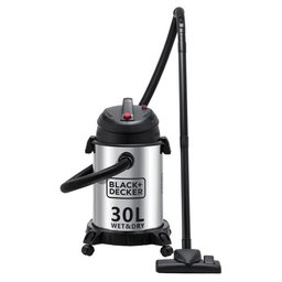 مكنسة كهربائية من بلاك+ديكر WV1610-B5 حجم 30لتر للكنس الجاف والرطب قوة 1610واط Black&Decker WV1610-B5 30L WET AND DRY VACUUM CLEANER 1610W
