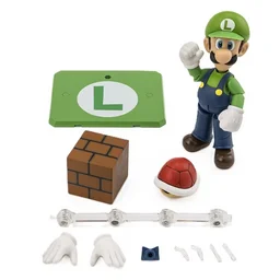 مجسم لويجي من S.H.Figuarts (سوبر ماريو) S.H.Figuarts Luigi (Super Mario)v