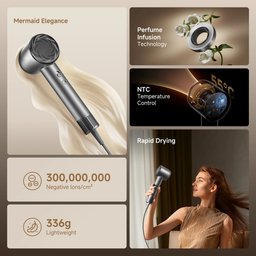 دريمي مجفف شعر Hair Glory Mix عالي السرعة-فحمي Dreame Hair Glory Mix High-Speed ​​Hair Dryer - Charcoal