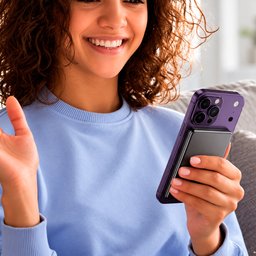 باور بانك مغناطيسي من Miccell بقوة 15 واط Miccell 15W Magnetic Power Bank