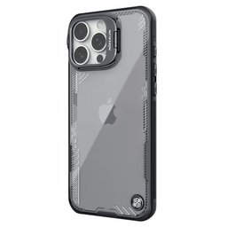 حافظة نيلكن Iceblade Prop بدون غطاء للكاميرا لـهاتف ايفون 16 برو ماكس - اسود Nillkin Iceblade Prop Case (Camera-visible Version) for Apple iPhone 16 Pro Max - Black