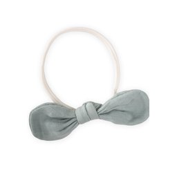 باندانا شعر أطفال بشريط رفيع - أخضر نعناعي Baby Hair Bandana with Thin Ribbon - Mint Green