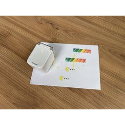 طابعة ألوان محمولة ذكية بتركيبة ملونة كاملة colored printer