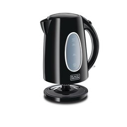 غلاية من بلاك+ديكر JC69-B5 حجم 1.7 لتر من البلاستك باللون الاسود Black&Decker JC69-B5 1.7L Plastic kettle