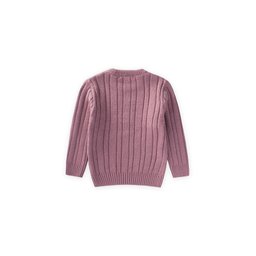 سترة أطفال محبوكة بتصميم جديلة - GÜL KURUSU Kids Braided Knit Sweater - GÜL KURUSU