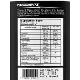 طاقة كافيين عالي رايزن نكهتين RYZEN Pre-workout