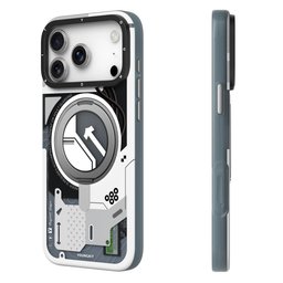 كفر آيفون 18 برو ماكس من يونغ كِت بتصميم سايبربانك مع ماك سيف وحامل دوّار iPhone 18 Pro Max YOUNGKIT Cyberpunk MagSafe 360° Rotating Kickstand Case