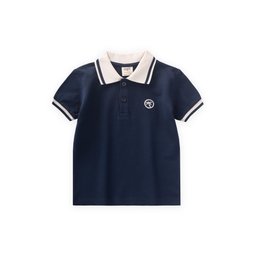 تي شيرت بولو للأطفال 2-10 سنوات - كحلي Kids' Polo T-Shirt 2-10 Years - Navy Blue