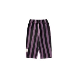 طقم ترينج أطفال بقصة واسعة 2-8 سنوات - بنفسجي مخطط Kids' Loose Fit Tracksuit 2-8 Years - Purple Anthracite Striped
