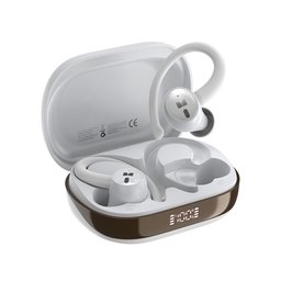 - أسود سماعات مونستر N-Lite 216 رياضية لاسلكية بخطافات للأذن – أبيض Monster N-Lite 216 Wireless Sports Earbuds with Ear Hooks – White