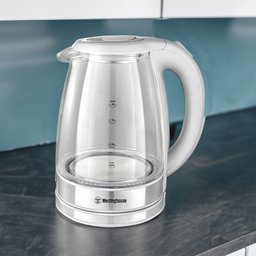 غلاية مياه كهربائية زجاجية بسعة 1.8 لتر Simple Life 1.8L Electric Glass Kettle