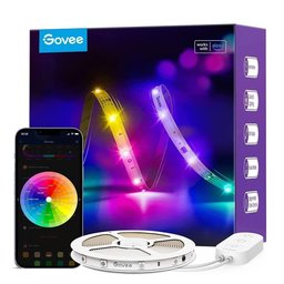 شريط إضاءة ذكي جوفي RGBIC بطول 5 متر Govee RGBIC LED Strip Lights 5M