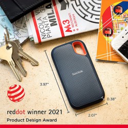 وحدة تخزين اس اس دي محمولة 1 تيرابايت SanDisk 1TB Extreme Portable SSD