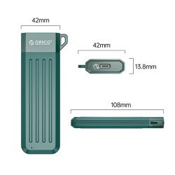 حامل اس اس دي (راك) USB3.1 Gen2 Type-C 10Gbps M.2 NVMe SSD Enclosure