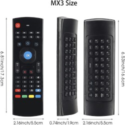 ريموت تحكم لاسلكي MX3 Air Mouse 2.4G Mini Wireless Remote