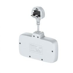 سيار كهربائي 2 منفذ 2 AC Outlets Portable Electrical Extension Socket SC2413