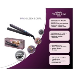 جهاز تسريح وتجعيد الشعر S6505 PRO-Sleek & Curl Hair Straightener
