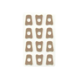 سيت فواصل اصابع القدم 12 قطعة Protective Padding Between Fingers 12 Pcs Set 