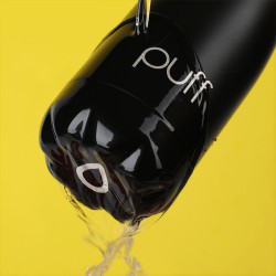 قنينة معدنية حافظة للحرارة Puff Matte Black Bottle 500ml