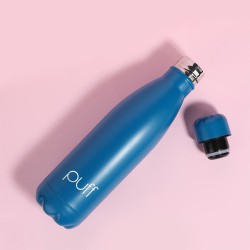 قنينة معدنية حافظة للحرارة Puff Matte Blue Bottle 500ml