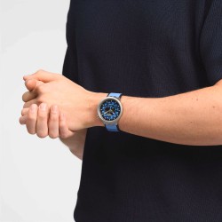 ساعة لكلا الجنسين Big Bold Irony Azure Blue Daze watch
