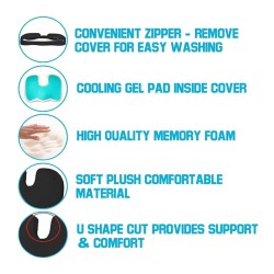 وسادة مقعد بشكل حرف U U-Shape Seat Cushion