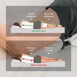 وسادة بين الساقين للنوم الجانبي Pillow Leg Cushion For Side Sleeper