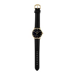 ساعة رجالية  Casio Men's Analog Leather Band  Watch