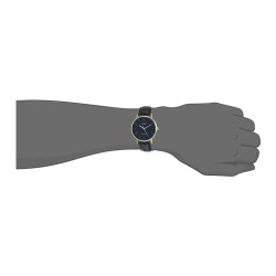 ساعة رجالية  Casio Men's Analog Leather Band  Watch