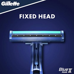 سيت شفرات حلاقة يدوية Gillette Blue2 Plus Disposable Razor 14 Pcs Set 