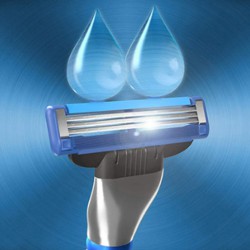 سيت رؤوس شفرة حلاقة Gillette Mach3 Turbo Razor Blades Refill 4 Pcs Set 